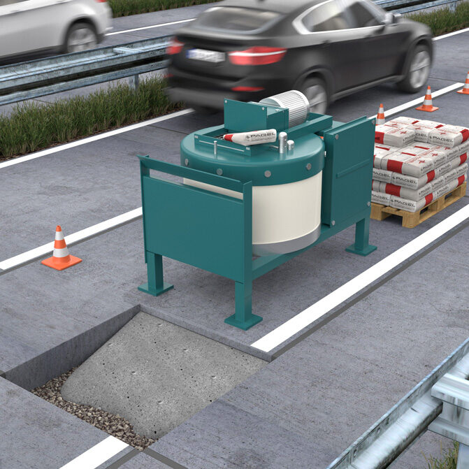 Industrial floors and traffic areas